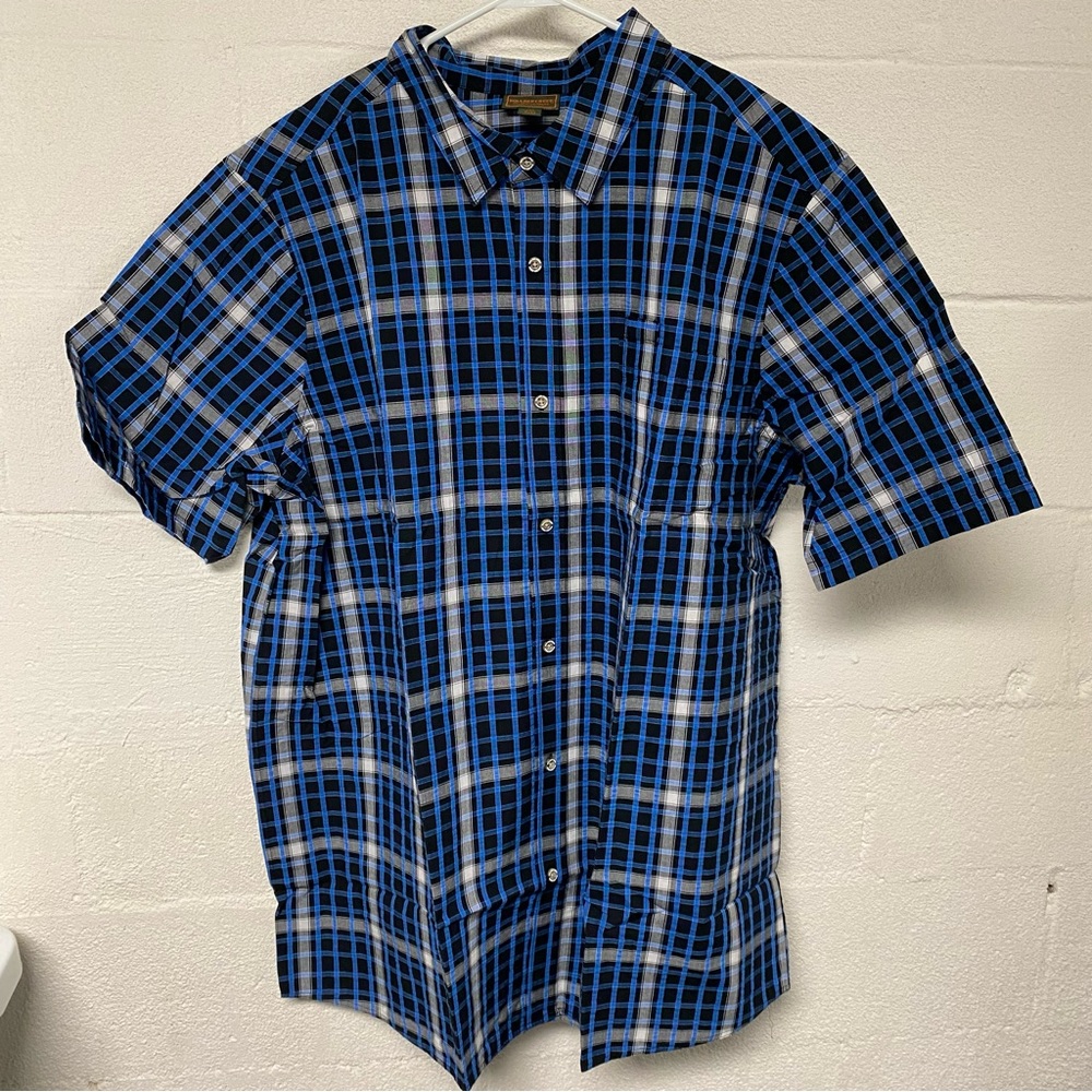 NWOT Boulder Creek Trading Company Mens Button Down Short Sleeve Shirt
